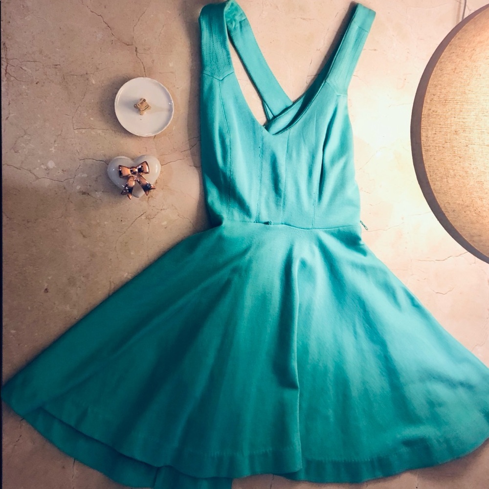 Barbie blue mini dress